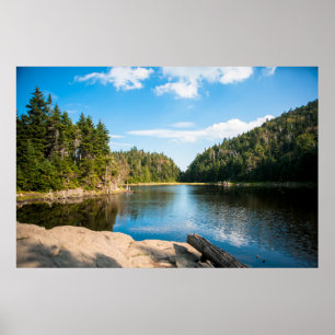 Water Spruce Lake Quebec, Canada Poster
