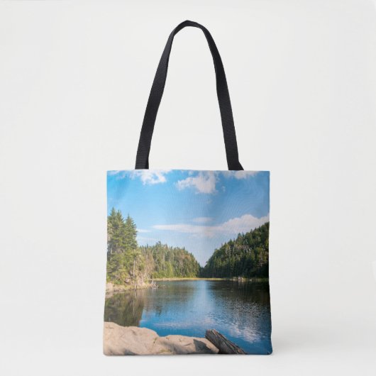 Water | Spruce Lake Quebec, Canada Tote Bag (Voorkant)