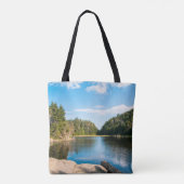 Water | Spruce Lake Quebec, Canada Tote Bag (Achterkant)