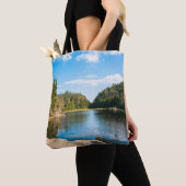Water | Spruce Lake Quebec, Canada Tote Bag (Dichtbij)