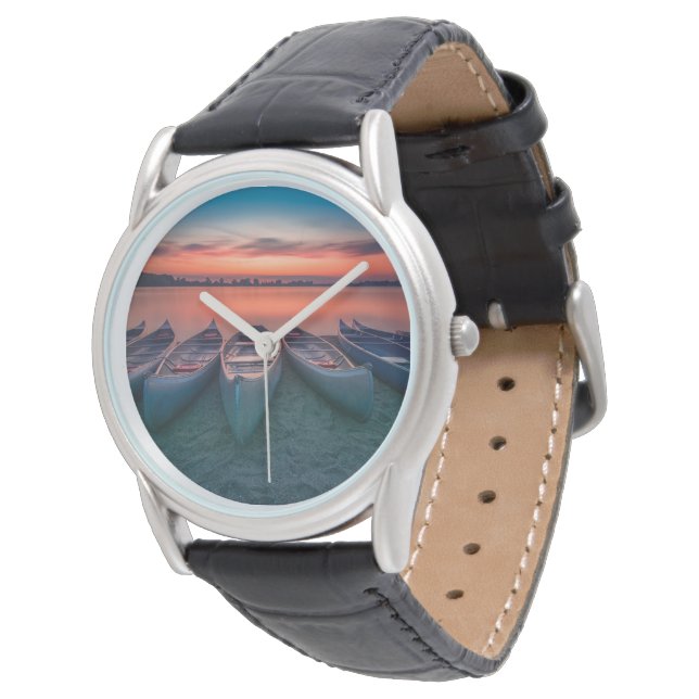 Water | St. Louis Missouri Bay Horloge (Gekanteld)