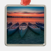 Water | St. Louis Missouri Bay Metalen Ornament (Voorkant)