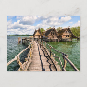Water   Stilt Houses Over the Water Briefkaart