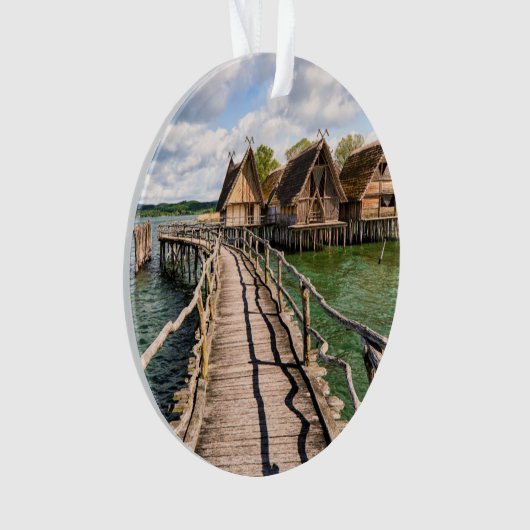 Water | Stilt Houses Over the Water Ornament (voorkant)