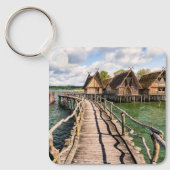 Water | Stilt Houses Over the Water Sleutelhanger (Voorkant)