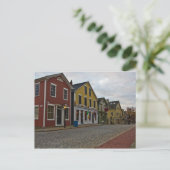 Water Street New Bedford Briefkaart (Staand voorkant)