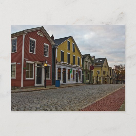 Water Street New Bedford Briefkaart (Voorkant)