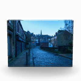 Water Street Todmorden - Cobbled Charm at Dusk Fotoblokken