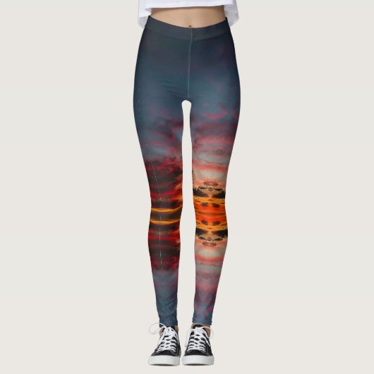 Water Sunset Leggings (Voorkant)