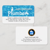 Water Surface Special Plumber Signage Visitekaartje (Voorkant / Achterkant)