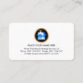 Water Surface Special Plumber Signage Visitekaartje (Achterkant)