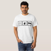 Water — T-Shirts — Spel — Drink — Bed (Voorkant volledig)