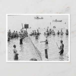 Water Tennis Briefkaart