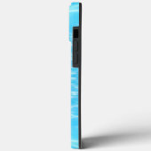 Water Textiel waterrimpels koelen modern monogram Case-Mate iPhone Case (Achterkant / Links)
