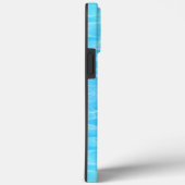 Water Textiel waterrimpels koelen modern monogram Case-Mate iPhone Case (Achterkant / Rechts)