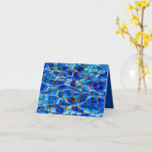 Water Textuurkaart  Kaart (Gele Bloem)