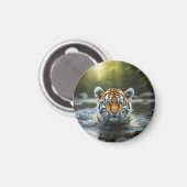 Water Tiger: Een majestueus roofdier Magneet (Voorkant / Achterkant)
