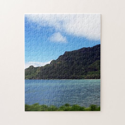 Water to Mountain foto gemaakt als een puzzel Legpuzzel (Verticaal)