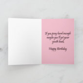 Water to Wine Verjaardag Kaart (Binnen)