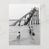 Water Toboggan, Bois Blanc Island, MI 1903 Briefkaart (Voorkant)