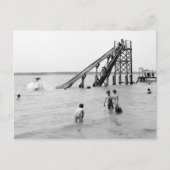 Water Toboggan, Bois Blanc Island, MI 1903 Briefkaart (Voorkant)