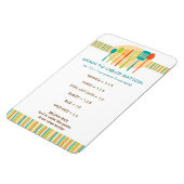 Water tot Graan Ratio Handige Keukengids Magneet (Linkerzijde)