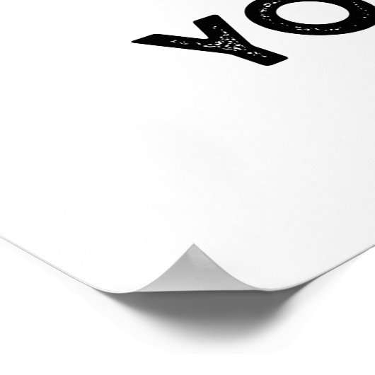 Water tot grappige waterspuit poster (Hoek)