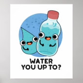 Water tot grappige waterspuit poster (Voorkant)