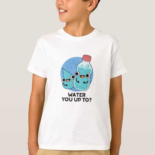 Water tot grappige waterspuit t-shirt (Voorkant)