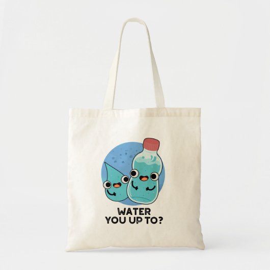 Water tot grappige waterspuit tote bag (Voorkant)