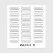 Water Tracker x 30 Stickers - Planner Sticker Pack (Vel)