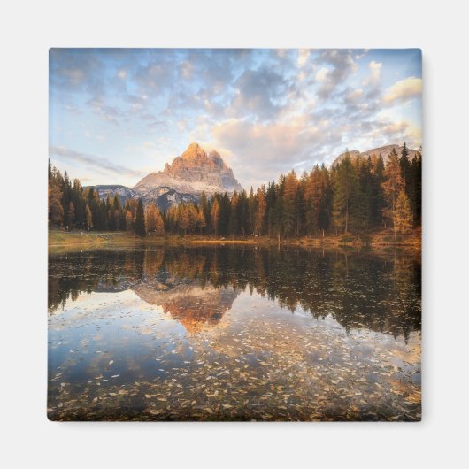 Water Tre Cime Di Lavaredo Italy Magneet (Voorkant)