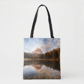 Water Tre Cime Di Lavaredo Italy Tote Bag (Voorkant)