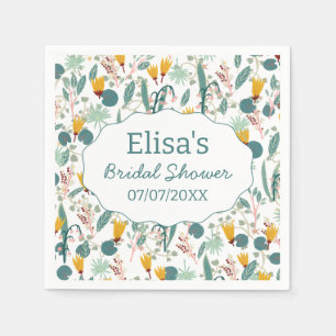 Water Tuin Bloemen Bruids Bruiloft Cute Aangepast Servet