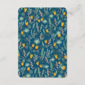 Water Tuin Bloemen Bruids Bruiloft Cute Aangepaste Informatiekaartje (Achterkant)