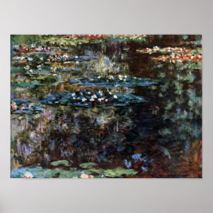 Water Tuin in Giverny, Frankrijk door Claude Monet Poster