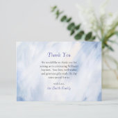 Water uit de bronnen van redding Orthodoxe doop Bedankkaart (Staand voorkant)