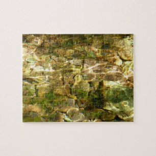 Water uit warme bronnen Groen-Goud Natuur Legpuzzel