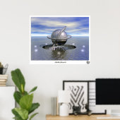 Water (Uitzicht 1) Poster (Thuiskantoor)