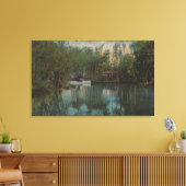 Water Uitzicht Tomoka River & Marsh, Florida Canvas Afdruk (Insitu (Woonkamer))