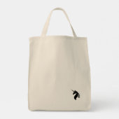Water Unicorn van dichtbij Tote Bag (Achterkant)