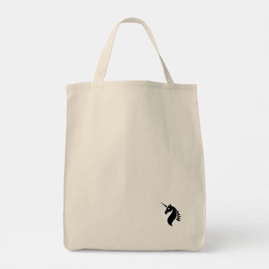 Water Unicorn van dichtbij Tote Bag (Achterkant)