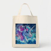 Water Unicorn van dichtbij Tote Bag (Voorkant)