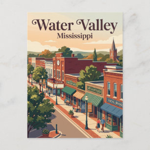 Water Valley, Mississippi Briefkaart