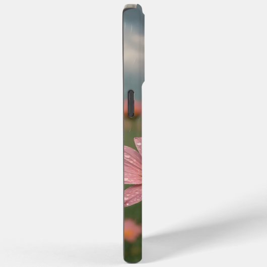 Water valt op bloemblaadjes van bloemenveld onder Case-Mate iPhone case (Achterkant / Rechts)