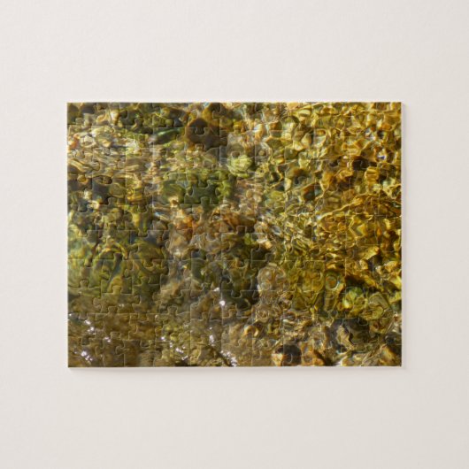 Water van de Kaweah-rivier Abstracte Natuur Legpuzzel (Horizontaal)