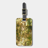 Water van de Natuur van het groene goud van de Hee Bagagelabel (Voorkant verticaal)