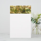 Water van de Natuur van het groene goud van de Hee Briefpapier (Staand voorkant)