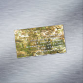 Water van de Natuur van het groene goud van de Hee Magnetisch Visitekaartje (Voorbeeld)