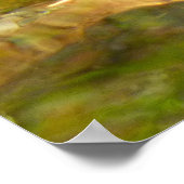 Water van de Natuur van het groene goud van de Hee Poster (Hoek)